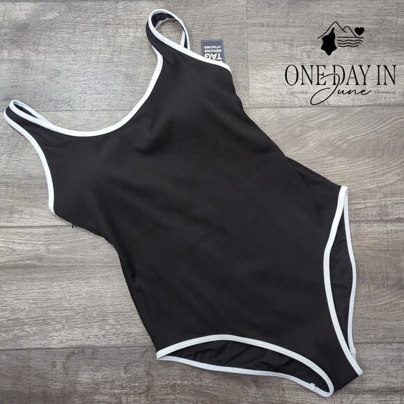 Blooming Jelly Ribbed One Piece Swimsuit Size XL - Picture 3 of 7